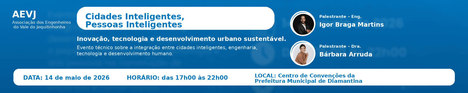 Cidades Inteligentes, pessoas inteligentes.